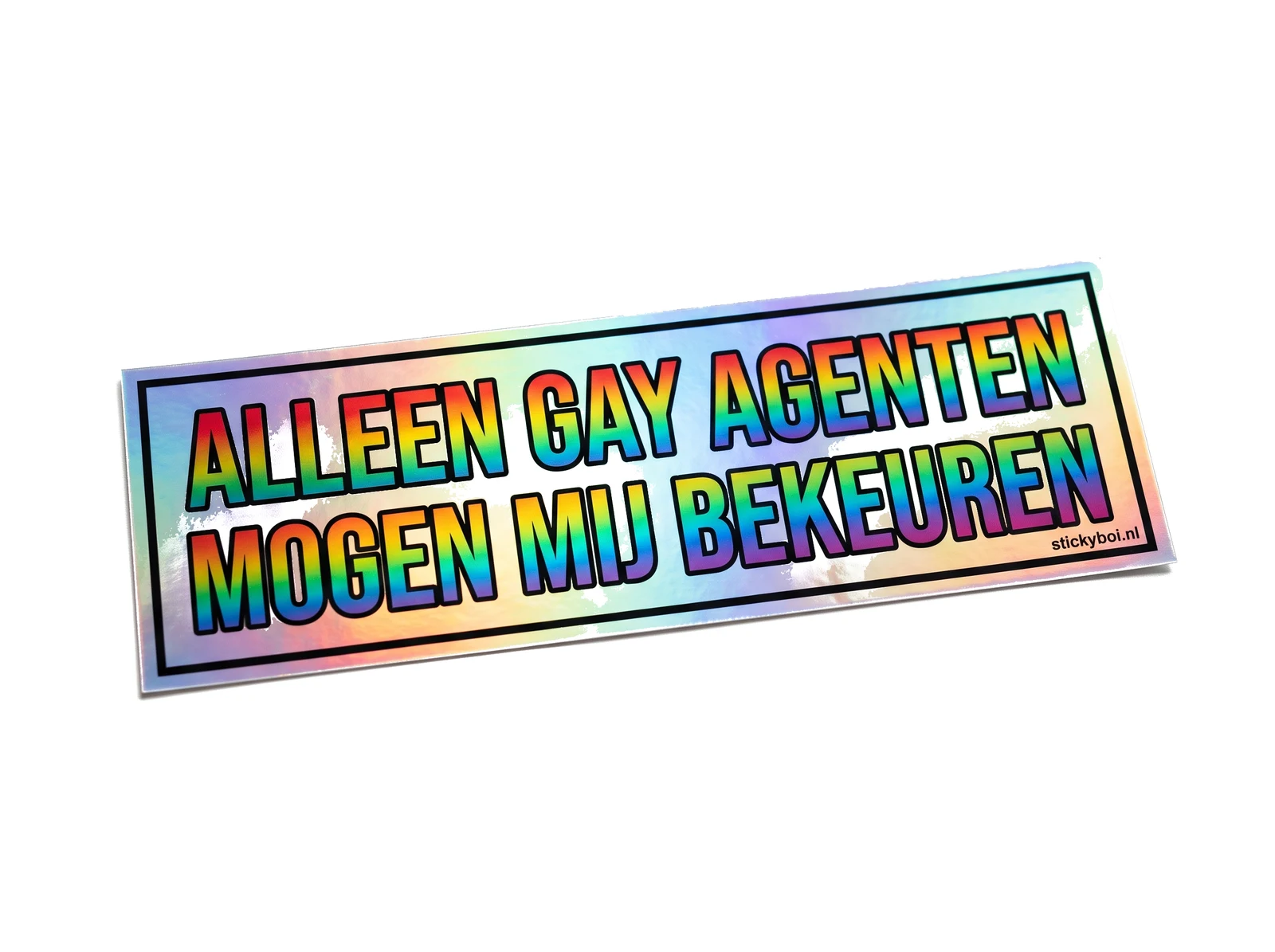 Alleen gay agenten mogen mij bekeuren