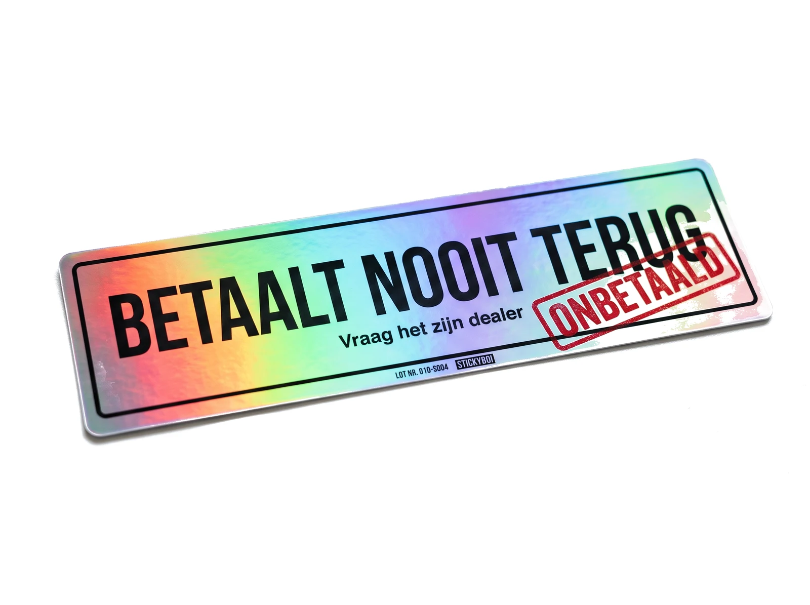 Betaalt nooit terug