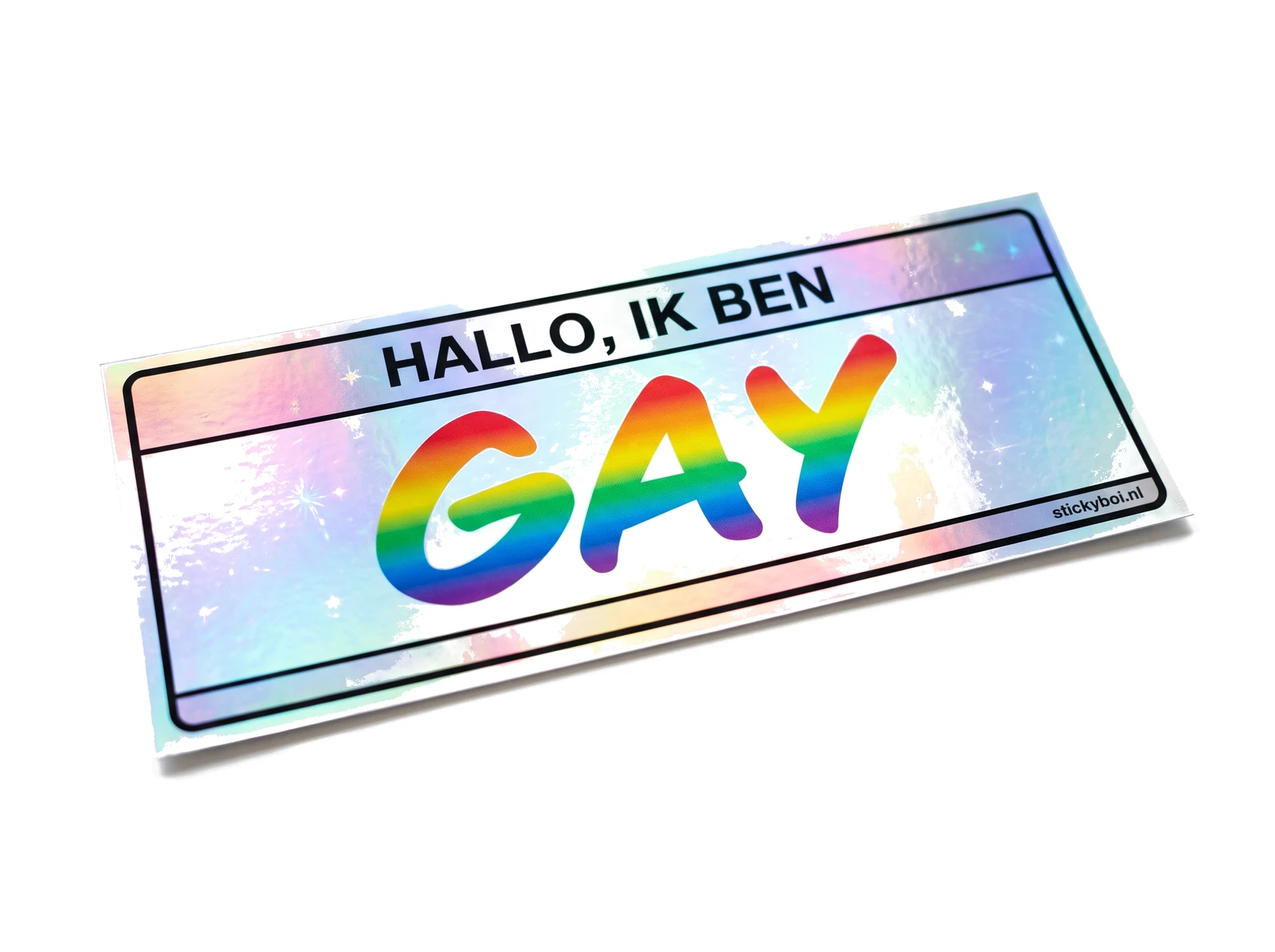 Hallo, ik ben gay