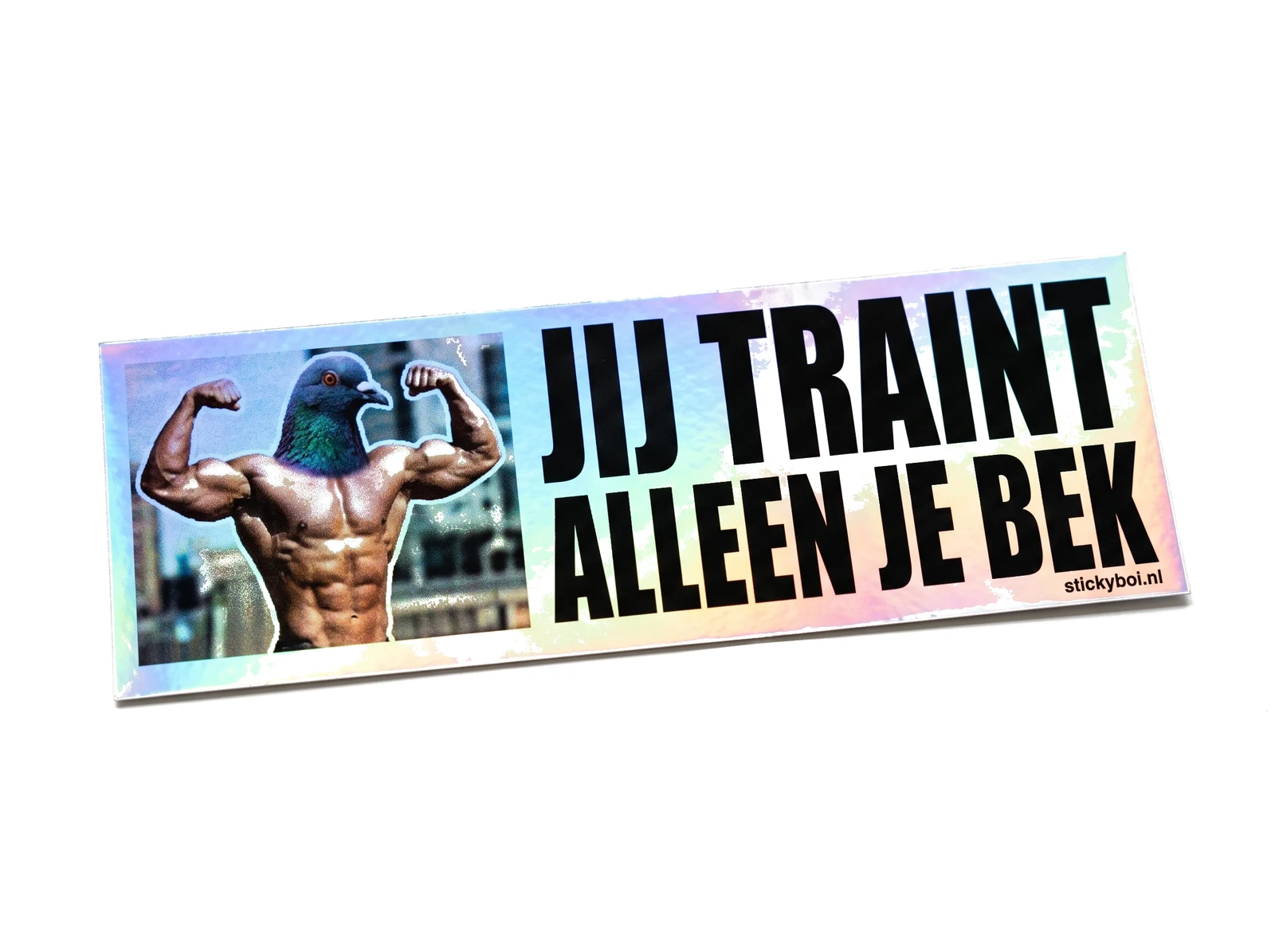 Jij traint alleen je bek