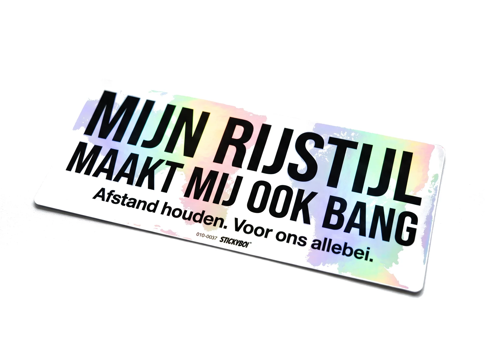 Mijn rijstijl maakt mij ook bang