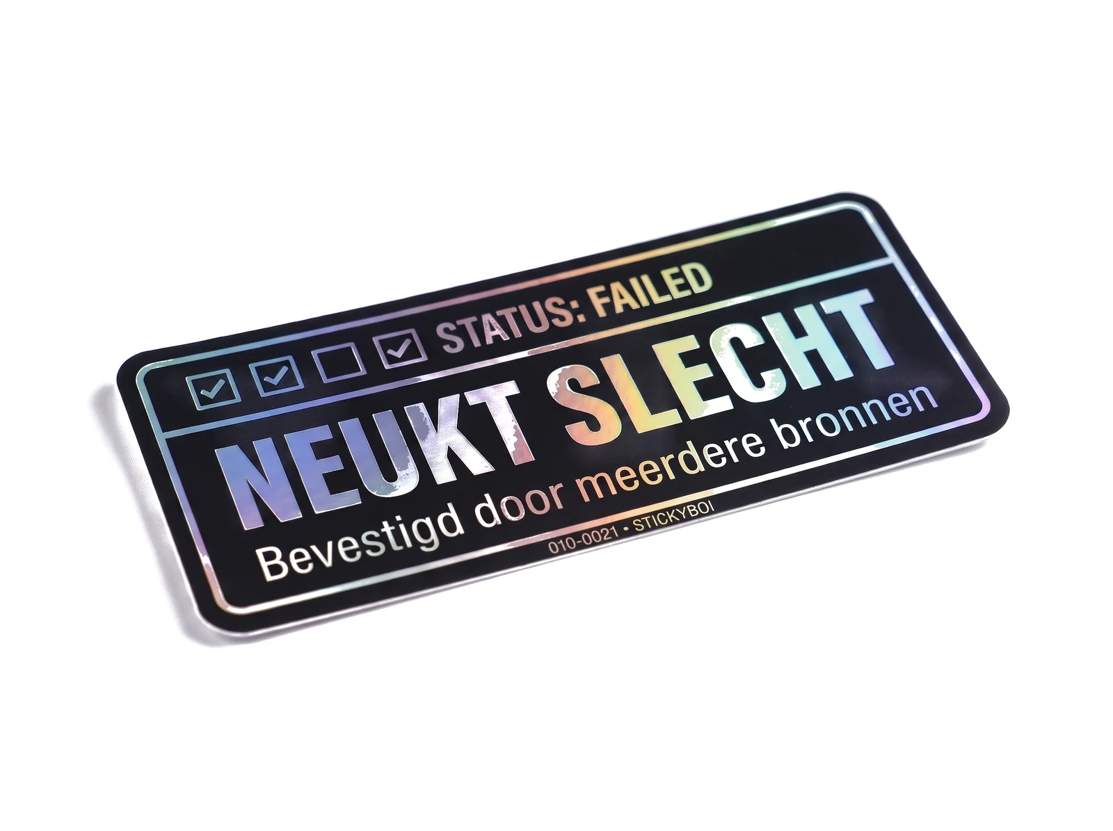 Neukt slecht
