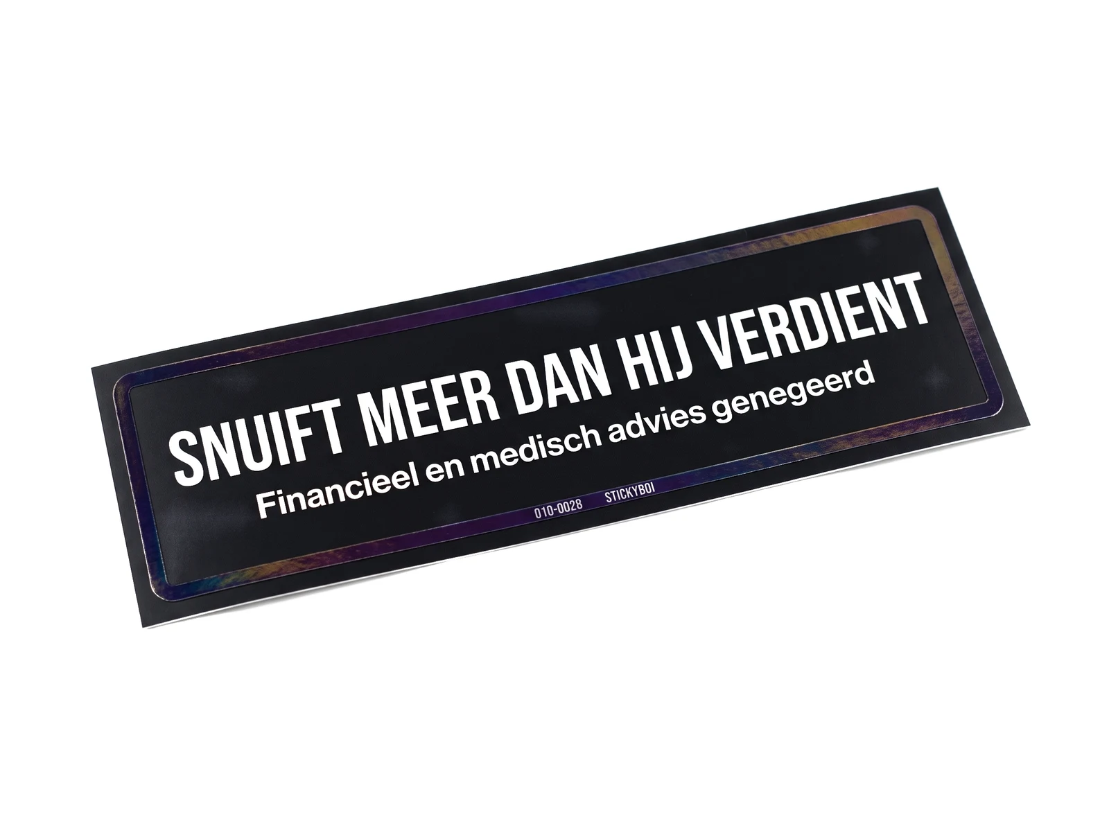 Snuift meer dan hij verdient