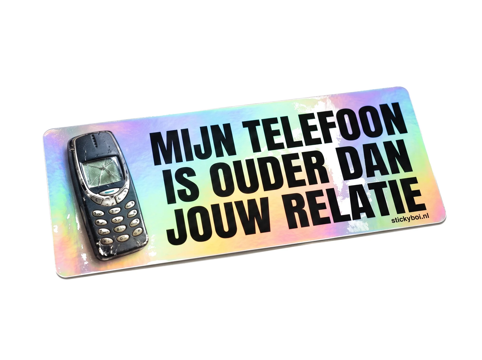 Mijn telefoon is ouder dan jouw relatie