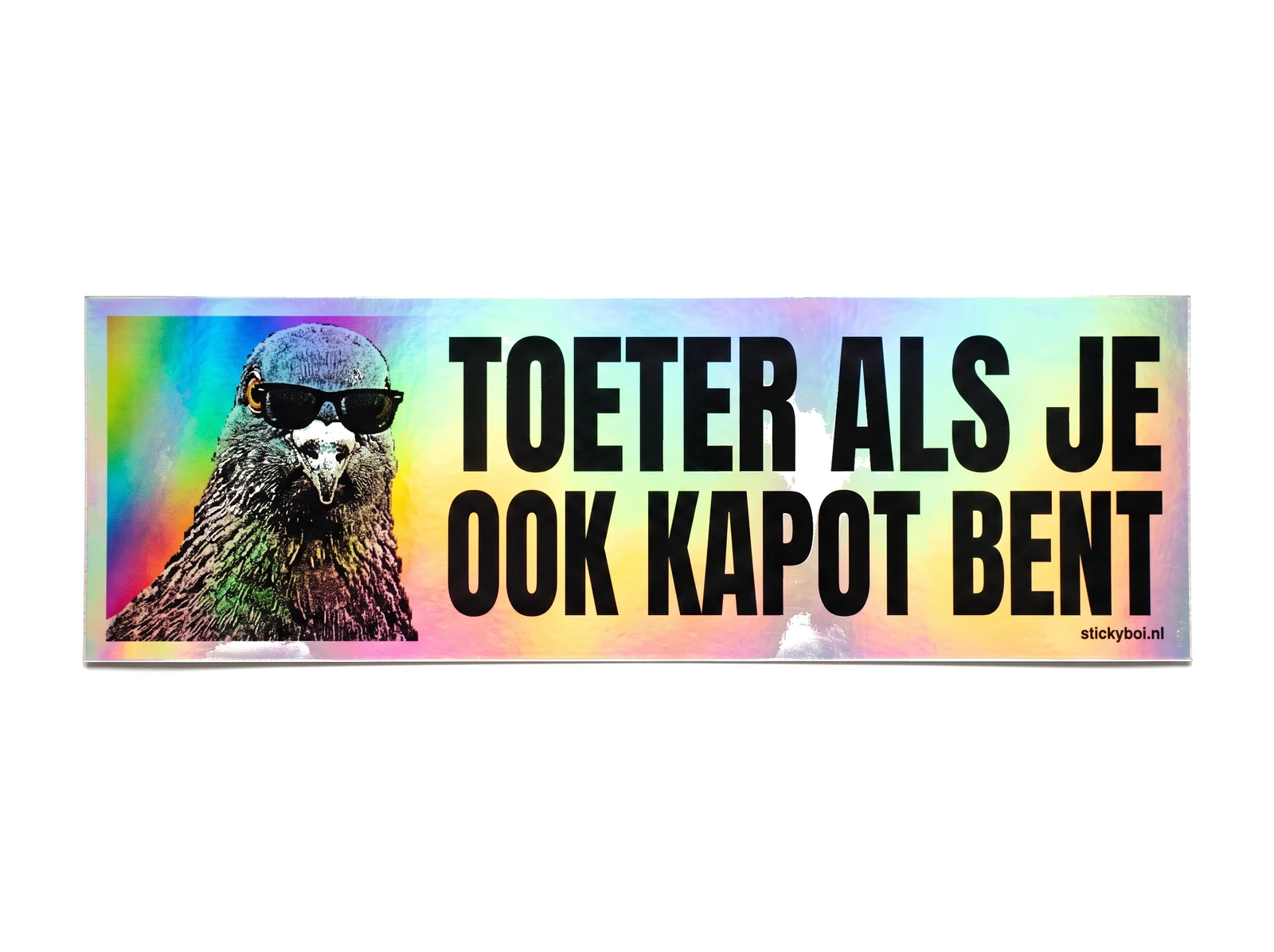Toeter als je ook kapot bent