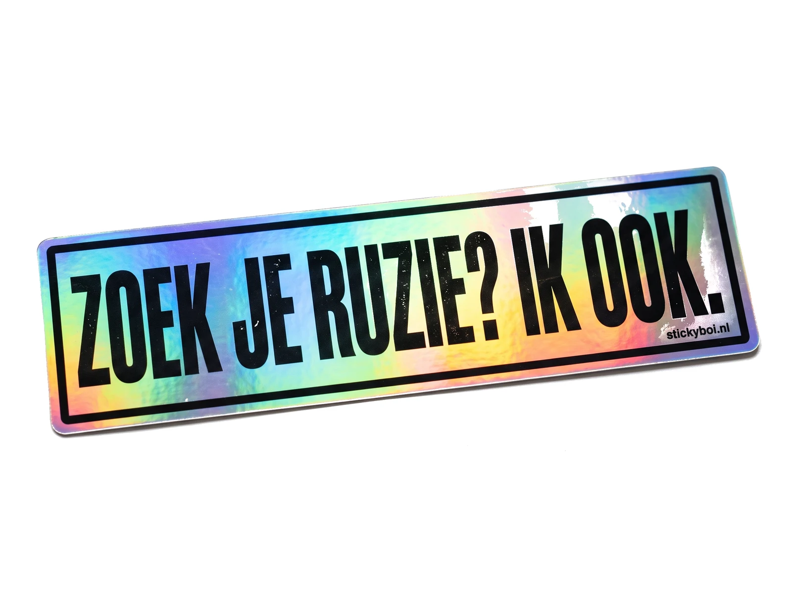 Zoek je ruzie? Ik ook.